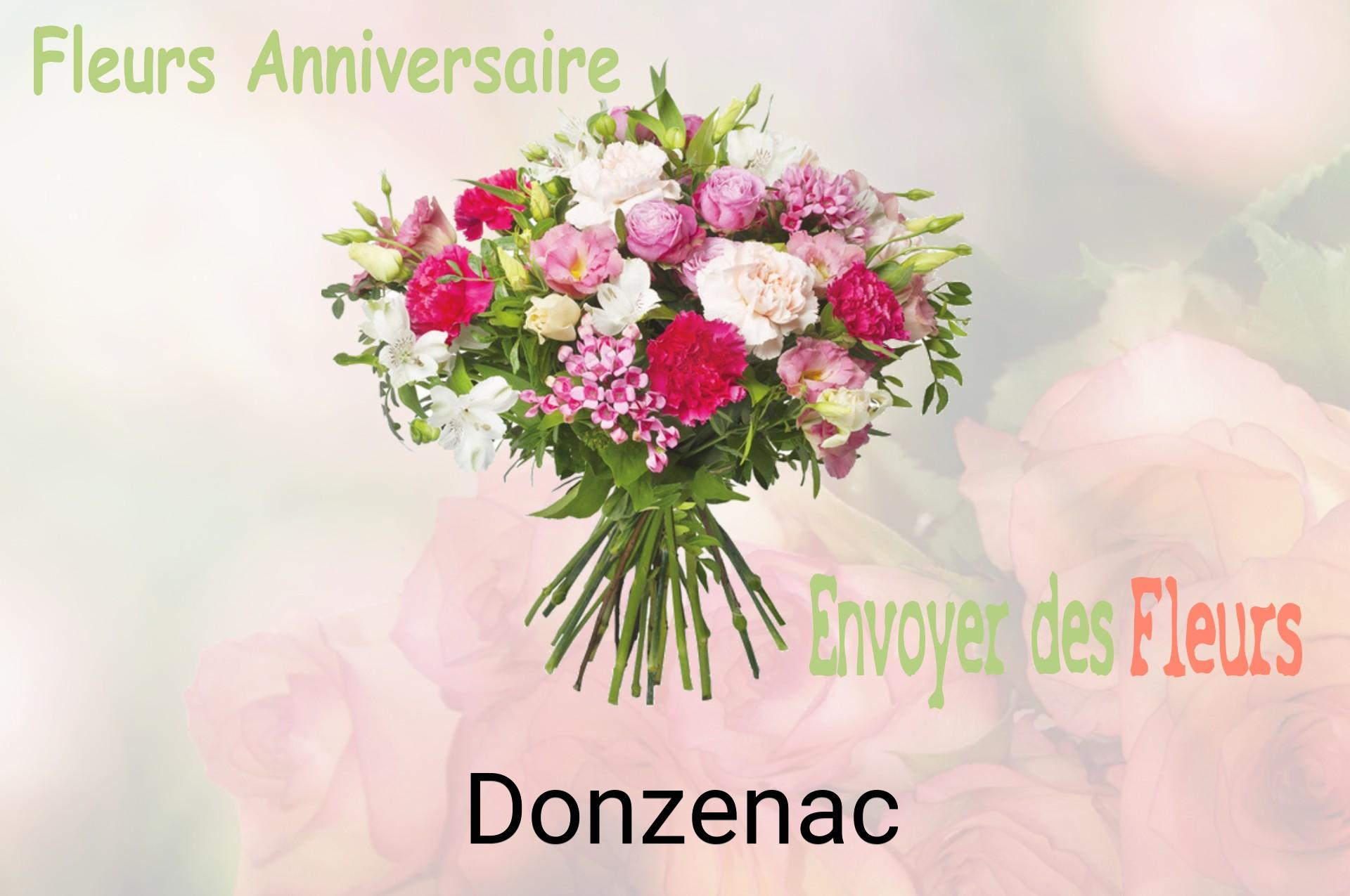 Bouquet de fleurs d’anniversaire livré à Donzenac